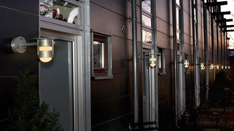 Grönnegade, väggarmatur med ljuskällan LED