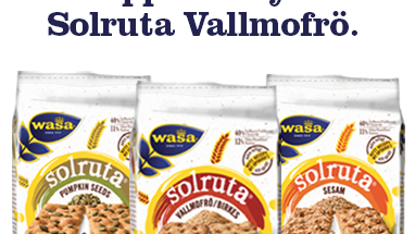 Nya Wasa Solruta Vallmofrö – ett smakrikt tillskott i Solruta familjen