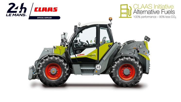 SCORPION telehandlers from CLAAS help racing getting more sustainable