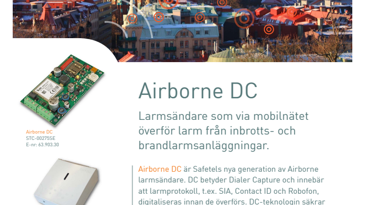 Produktblad Airborne DC