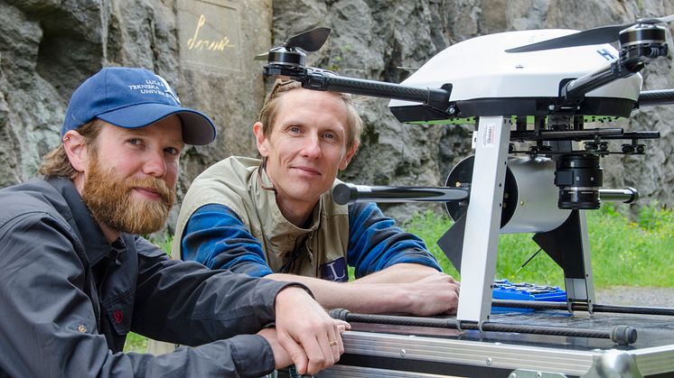 Unik drönare kartlägger Sveriges geologi