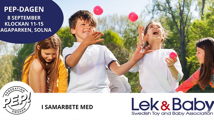 Lek- och Babybranschen  i samarbete med Generation Pep  i Hagaparken