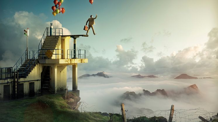 Verket Leap of Faith av Erik Johansson.