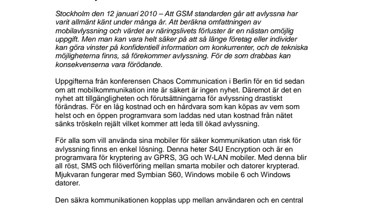 Vem avlyssnar dina mobilsamtal?