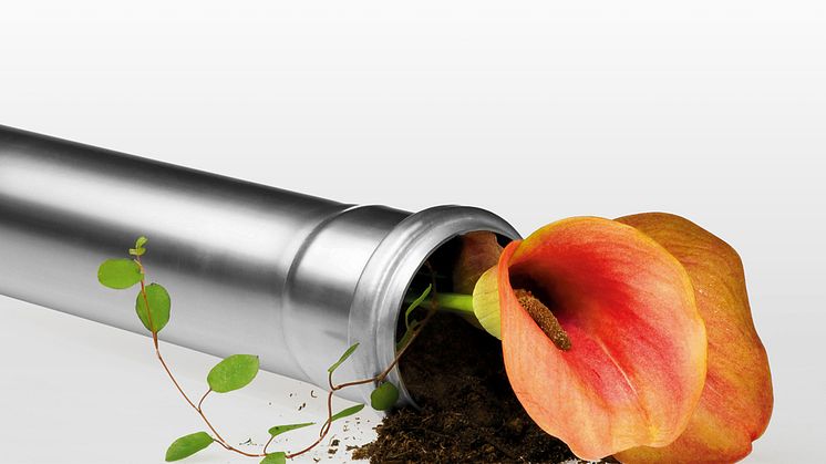 BLÜCHER EuroPipe® i rostfritt stål. 