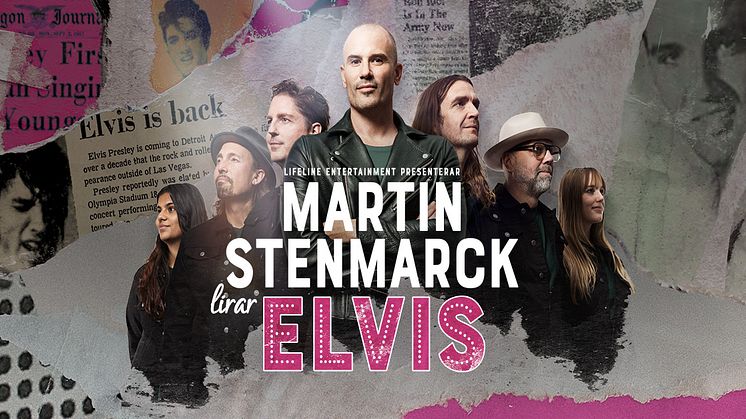 Martin Stenmarck lirar Elvis runtom i Sverige i höst 