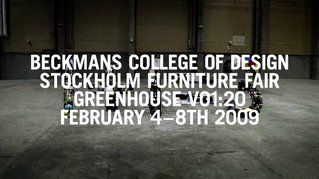 1+1=3 A MEETING BETWEEN TWO CREATES SOMETHING NEW - Beckmans Designhögskola på Stockholm Furniture Fair