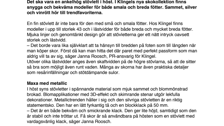 Nätta stövletter för alla fötter
