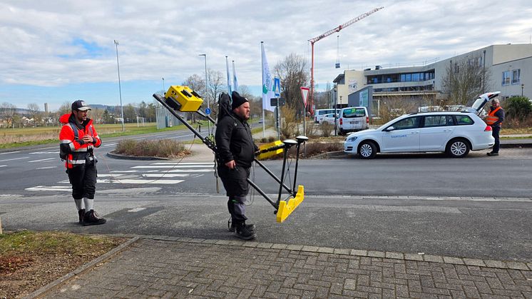 Das Gasnetz in Marktheidenfeld, Volkach, Ebern und Gerolzhofen wird derzeit elektromagnetisch untersucht.