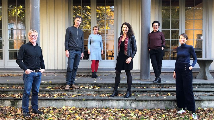 Fra venstre: Anders Nohre-Walldén fra Grønn Byggallianse (prosjektleder), Stein Stoknes og Pia Bodahl fra FutureBuilt, Katharina Bramslev fra Grønn Byggallianse, Kari Bucher og Annicken Vargel fra NAL.