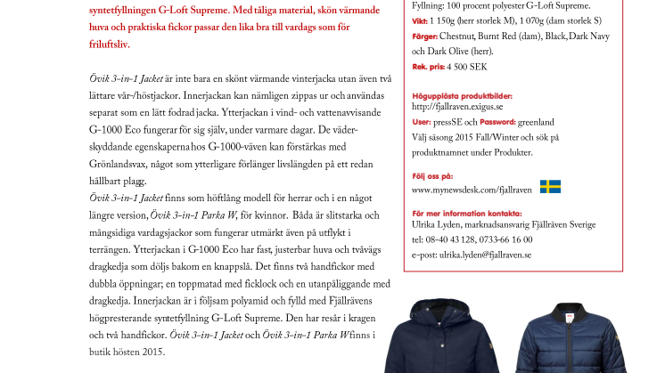 Övik 3 in 1 Jacket - en jacka för alla årstider