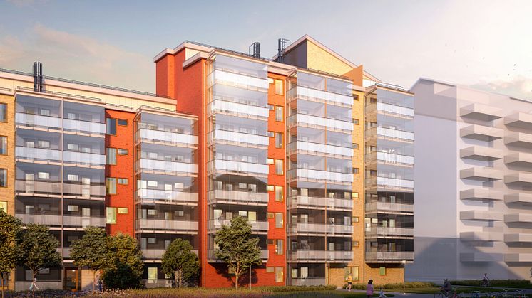 HSB bygger 94 lägenheter i brf Mariehöjd 4 i Umeå