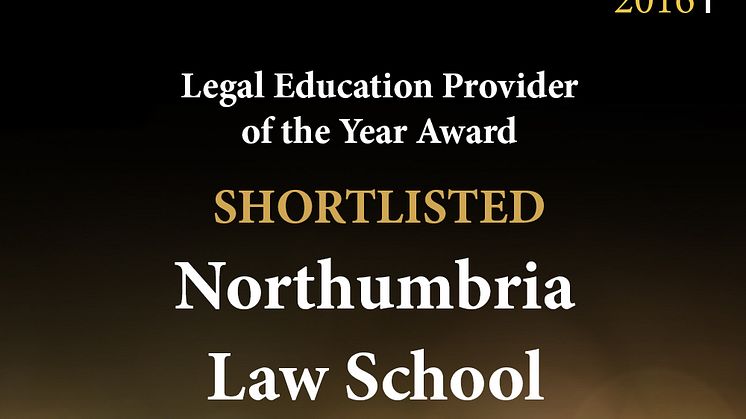Law School shortlisted for Legal Education Provider of the Year
