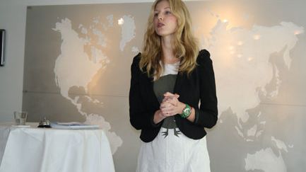 Mitt Livs Sofia Appelgren talar för UNESCO i Paris