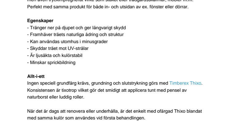 Timberex Thixo oljelasyr