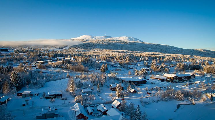 Drømmejul: Dette venter flygjestene fra den nyåpnede Scandinavian Mountains Airport. Foto: Olve Norderhaug