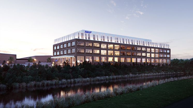 Bild: Liljewall arkitekter. Illustration av SKF:s nya huvudkontor.