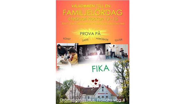Familjelördag med "prova på"