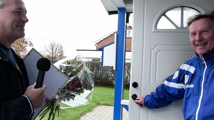 Glenn Hysén överraskar Calle Ågren, Årets fan 2015