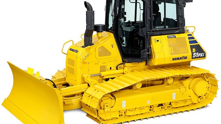 Komatsu D51PXi-24 med inbyggt maskinstyrningssystem