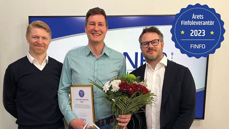 Pär Wiklund, Master Data Management Team Lead, Business IT, tog emot priset