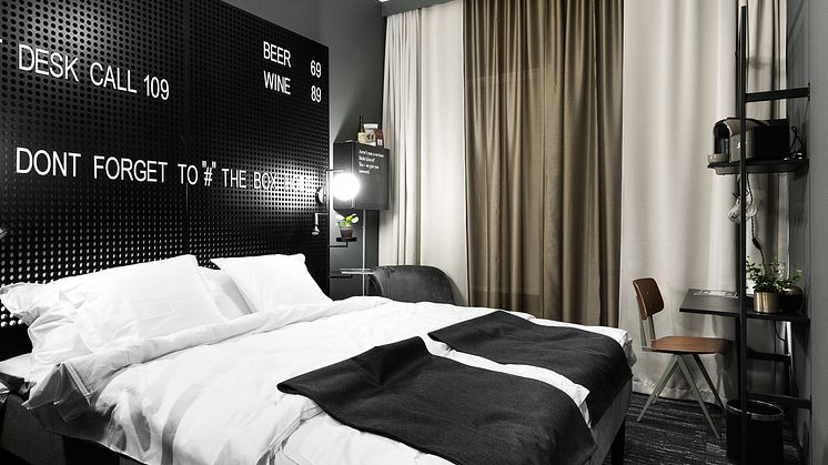 Hotellrum på nya Quality Hotel The Box i Linköping