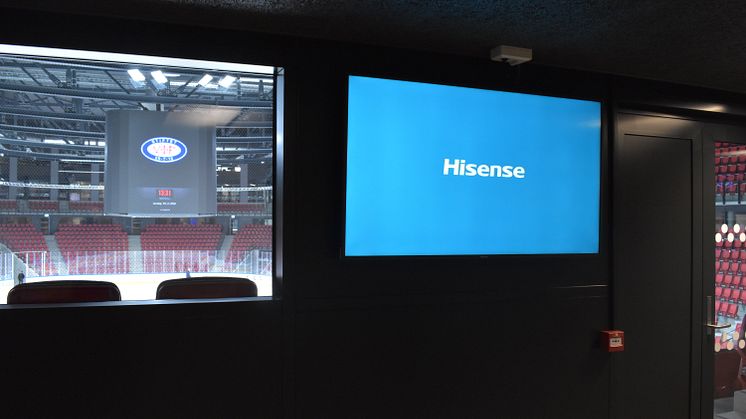 Strömberg & Sandell har installert 100 Hisense skjermer i Nye Jordal Amfi
