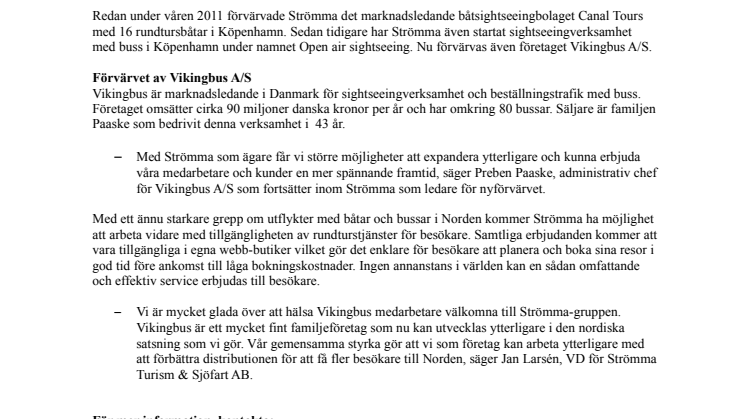 Strömma expanderar ytterligare i Köpenhamn