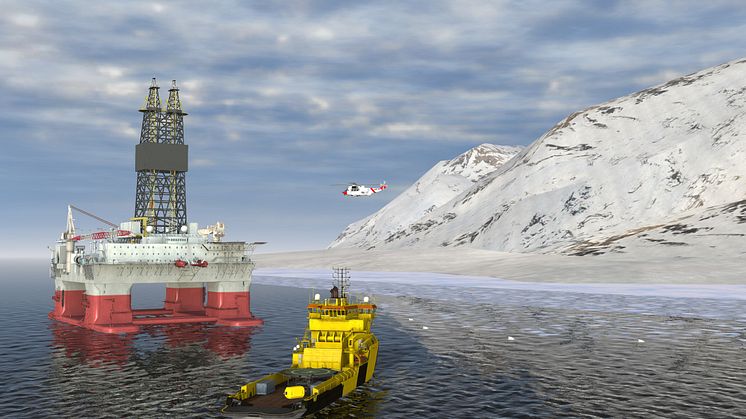Hi-res image - Kongberg Digital - Simulated Training Scenario from Arctic