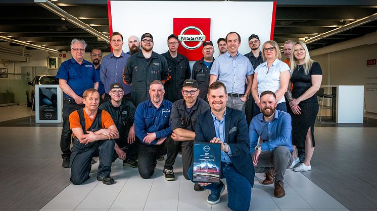 Suomen paras Nissan-jälleenmyyjä 2023 on Väänäsen Auto Kuopiosta.
