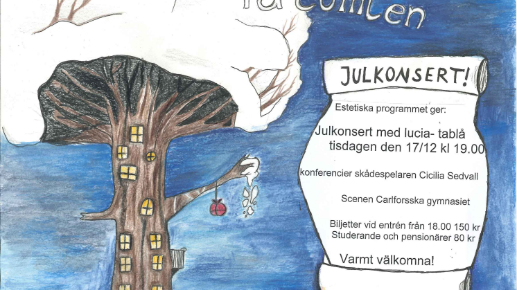 I väntan på tomten – julkonsert på Carlforsska