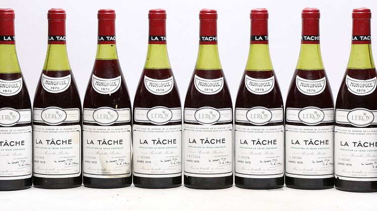12 bts. La Tache Grand Cru, Domaine de la Romanée Conti 1978