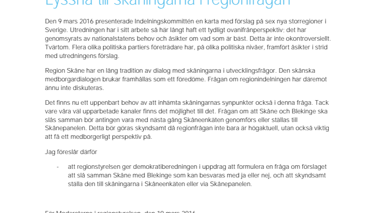 Så tycker folket i regionfrågan