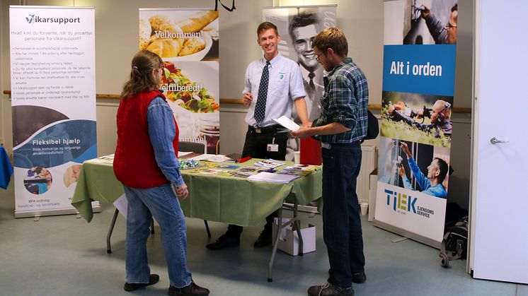 Stor interesse for Forenede Service's stand på messen 