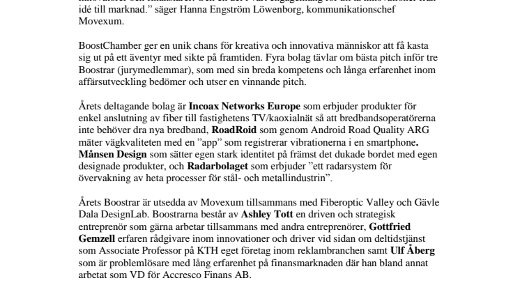 För andra året i rad erbjuds ett äventyr med framtidens innovatörer. 