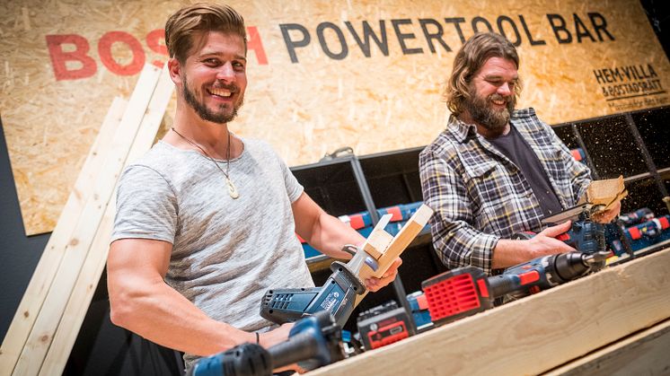 Mackan & Pirre, tv-snickare och profiler för Hem, villa & bostadsrätt