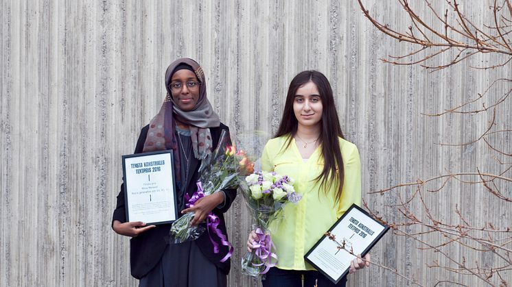Första- och andrapristagare: Mona Monasar och Evin Cherif