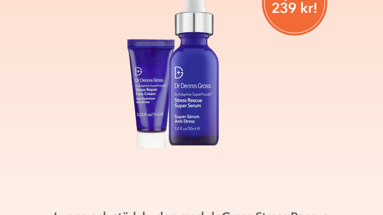 Dr Dennis Gross erbjudande – Gross Stress Rescue Superserum