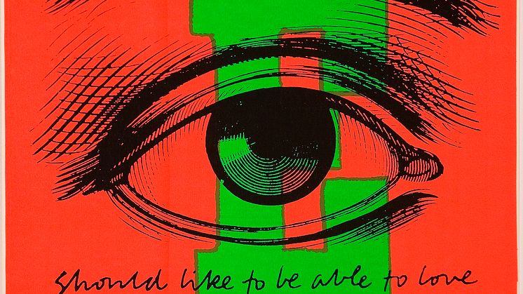 Sister Corita Kent, E Eye I Love