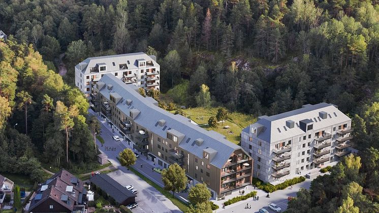 Cerneras bostadsprojekt på Bergsäter slutsålt