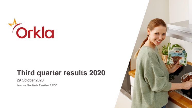 Presentation of 3rd quarter 2020