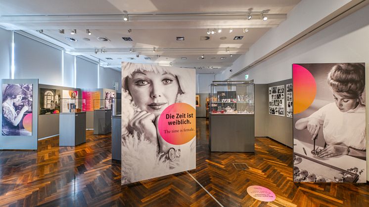 Sonderausstellung "Die Zeit ist weiblich." (Foto Holm Helis) 