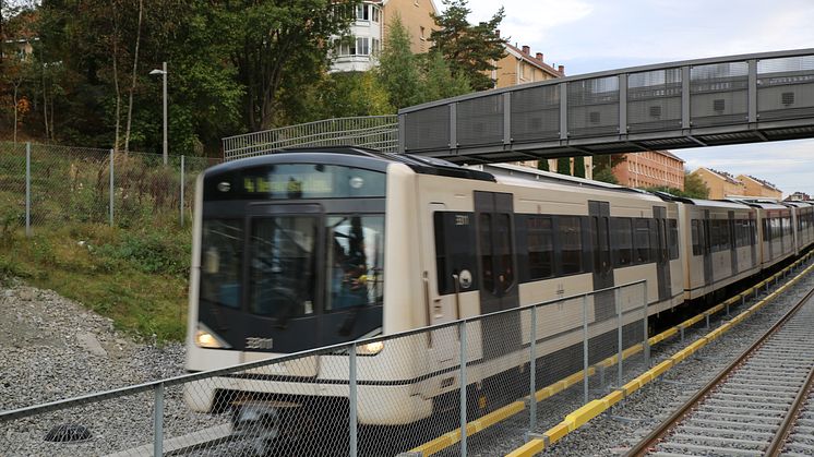 Nye Ensjø T-banestasjon åpner
