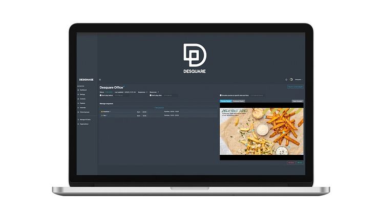 Desquares nya molntjänst Designage 1.0 ska göra det möjligt för vem som helst, var som helst i världen att sprida sin digitala information i det fysiska rummet.