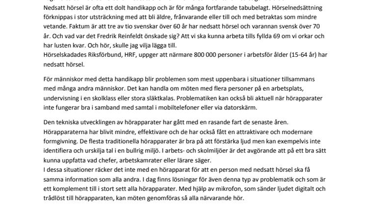 Debatt: Hör upp Fredrik Reinfeldt!