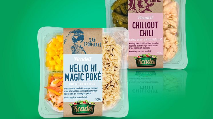 ​Picadeli lanserar färdigplockad poké bowl och chill chili