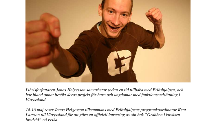 Grabben i kuvösen bredvid lanseras på ryska