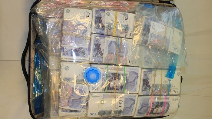 £1.5m cash seized and 13 arrested on suspicion of money laundering