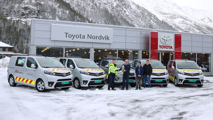 Vi gratulerer Total Trafikkhjelp AS med 5 nye varebiler