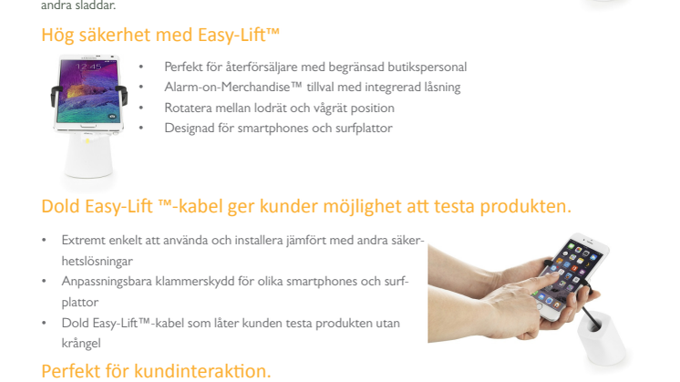 PDF: Varularm med dold kabel för mobil och surfplatta